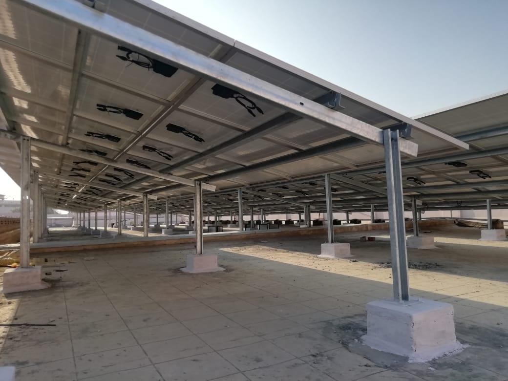Large commercial solar installation