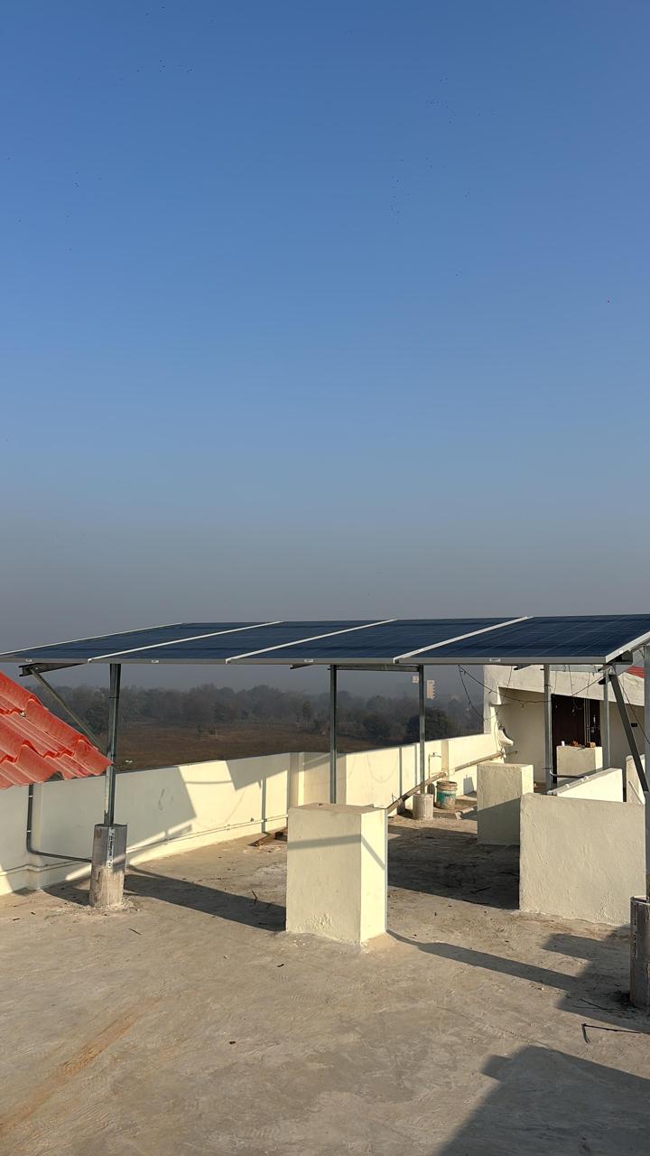 Solar panel array – rural